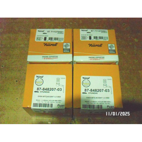 PİSTON SEGMAN STD 1.4 BNZ GAMMA MOTOR İ20 BLUE